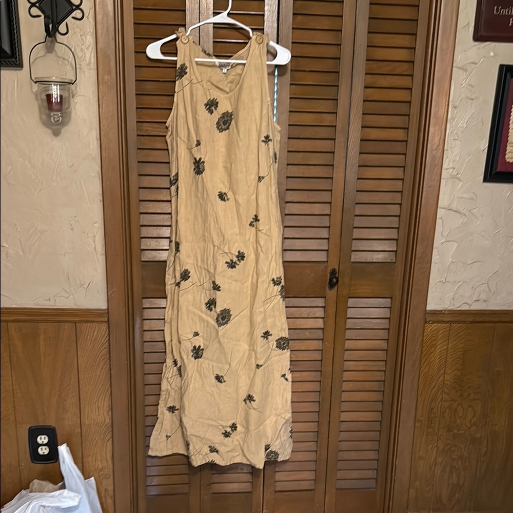 JohnPaulRichard Cream Halter Maxi Sundress